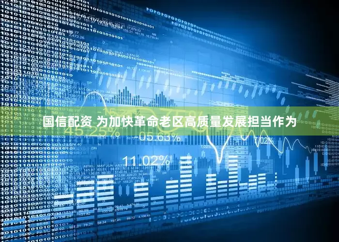 国信配资 为加快革命老区高质量发展担当作为