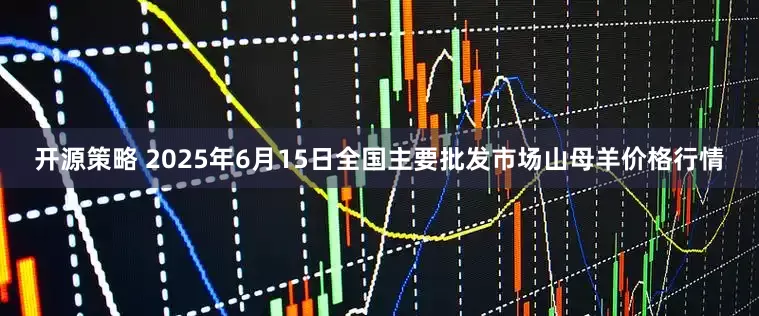 开源策略 2025年6月15日全国主要批发市场山母羊价格行情